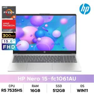 HP 15-fc1061AU 라이젠5/16GB/512GB/FHD/IPS/300nit/WiFi6/블루투스5.4/WIN11/사무용노트북