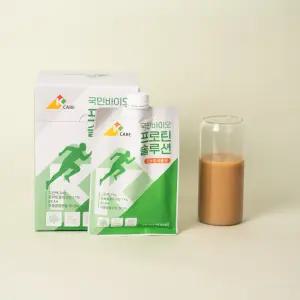 국민바이오 K-CARE 프로틴 솔루션 (곡물맛, 7개입)