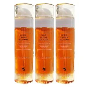 맥스클리닉 골드 캐비어 클렌저 클렌징 오일 거품 세안 폼 + 1g 110ml, 3개