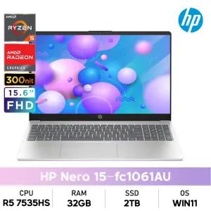 HP 15-fc1061AU 라이젠5/32GB/2TB/FHD/IPS/300nit/WiFi6/블루투스5.4/WIN11/사무용노트북