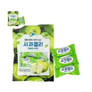 젤리 미성식품 사과 향긋한 170g 간식 젤리간식 캔디
