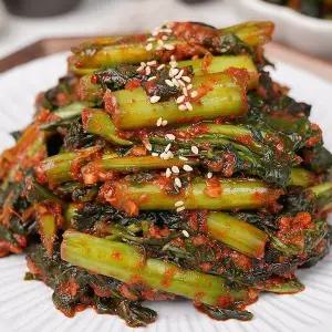 국내산 재료를 사용한 갓김치 2kg