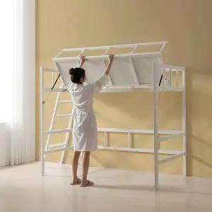 [플라망] 폴딩 리프트업 벙커침대 SS