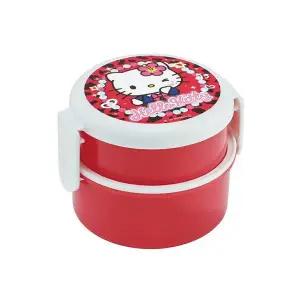 헬로키티 스쿨 원형2단 도시락 H537363