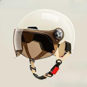 자토바이헬멧 페이스 전동 퀵보드 스쿠터 헬멧 흰색