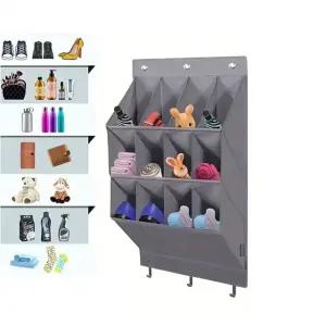 (색상 그레이 12칸)소품 포켓 12칸 수납