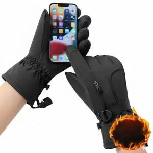 (색상 블랙)터치 장갑 카드수납 다용도 WG-01 보온 기모 방한 방수 겨울