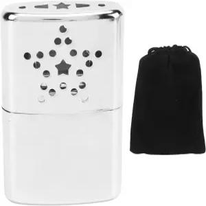 파우치가 있는 휴대용 손난로 캠핑 및 하이킹을 위한 리필 가능한 컴팩트 포켓 사이즈의 금속 야외 겨울용