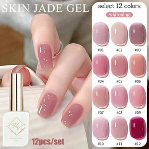 마감못 12개 ZH 스프링 스킨 제이드 네일 폴리쉬 2026 신상 로우 젠틀 크리스마스 필수템