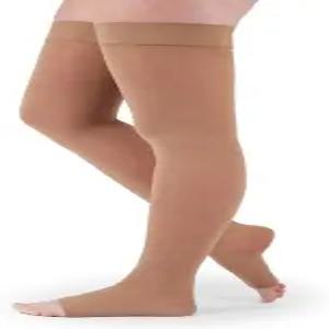 메디븐 20~30mmHg 허벅지 고압축 스타킹 - 스테이업 실리콘 탑 밴드 내구성 있는 니트 원단 일상복 여행 및