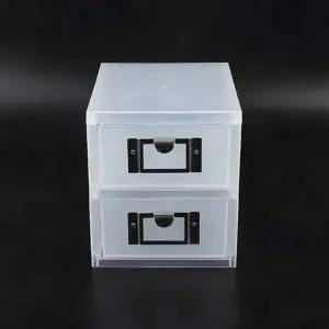 ( )수납함 시스맥스 미니 2단 네오 아이박스 보관함 데스크정리함