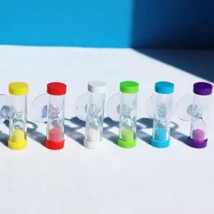 (색상 색상랜덤1P)[DM] 욕실 흡착식 양치 타이머 3분 미니 모래시계