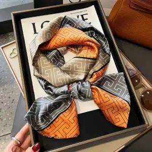 헤어 끈장식 미니 미니스카프 목스카프 가방 여성