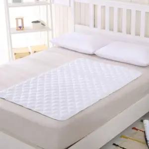 침대 패드 방수 커버 매트 가능한 세탁 교체 시트 보호대 요 매트리스 이불