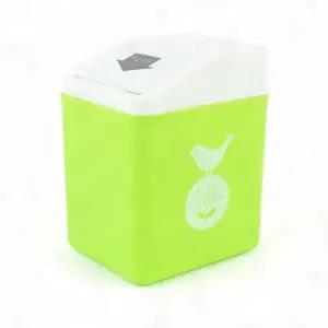 ( )쓰레기통 미니휴지통 테이블휴지통 사각 테이블 미니 색상랜덤