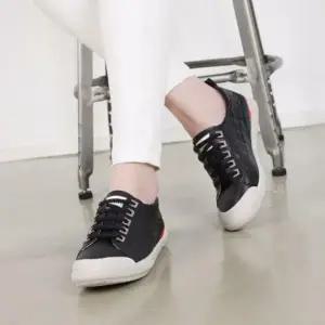 |CCS7EEE|여성 소가죽 로우탑 스니커즈 편안한 데일리 캐주얼 신발