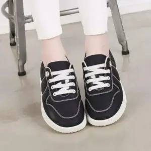 |CCS7EDE|여성용 기본 데일리 캐주얼 합성피혁 끈 운동화