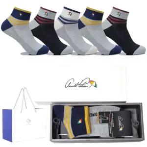 아놀드파마 남자캐주얼양말 단목 5족선물세트 AP5649