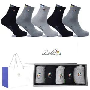 아놀드파마 남자캐주얼양말 중목 5족선물세트 MS0319