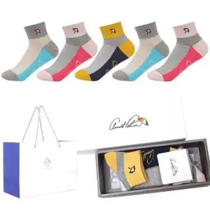 아놀드파마 여성캐주얼양말 단목 5족선물세트 AP6637