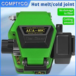 COMPTYCO AUA-60C 섬유 절단기 FTTH 케이블 절단 칼 상자 포함 3in1 클램프 슬롯 16 표면 블레이드