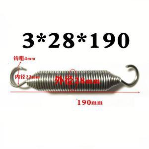 스위블 밸런스 조정 가능 스테인리스 스틸 헤비 익스텐션 스프링 엔드 후크 포함 와이어 직경 3M 호환m
