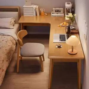 우드와일드 코너책상 ㄱ자 책상 1800 기역자 월넛 코너형 테이블 L자형