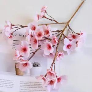 벚꽃조화 인테리어 조화 복숭아 벚꽃 꽃 한송이 인조꽃 플라워