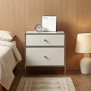 하우위즈 플로이 500 미드센츄리 모듈 거실 침대 협탁 (2단서랍)