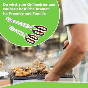 2PCS 바베큐 도구 가위 펜치 액세서리 집게 손잡이 주방 로스트 구이 클립 음식