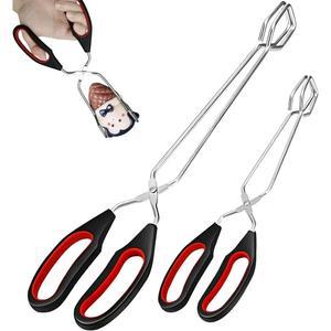 2PCS 바베큐 도구 가위 펜치 로스트 악세사리 음식 숯불 구운 집게 클립 핸들 주방