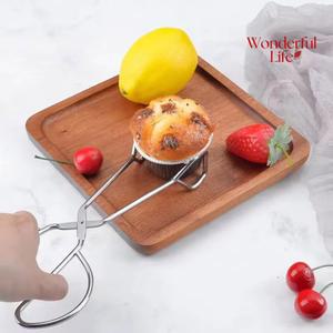 스테인레스 스틸 음식 클립 캠핑 하이킹 바베큐 집게 배낭 경량 듀티 다목적 헤비 닉을위한 요리