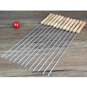 바베큐 클립 세트 꼬치 30CM 스틸 액세서리 나무 방지 스테인레스 바늘기구 야외