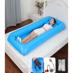 목욕 튜브 욕조 워터백 전용수압식 목욕침대 침상욕조 홑겹 에어펌프 간이 세트