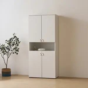 [인터데코]사무실,거실,서재 활용도 높은 다용도 수납장 80cm P0000BPE