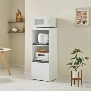 [인터데코]밥솥 전자레인지 수납 실속형 주방 수납장 P0000CAA