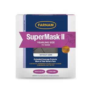 Farnam SuperMask II 말파리 마스크, 귀 사이즈 넓은 보호, 눈을 걸쇠, 일링 없는, 가능한 이물질로부터 벌레와 조절 커버력,