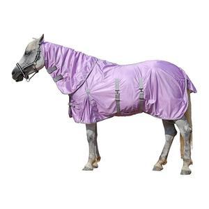 목 커버와 배꼽 밴드가 있는 LEAFOREST 차단 보라색의 - 자외선 가벼운 메쉬 말 시트 위한 78