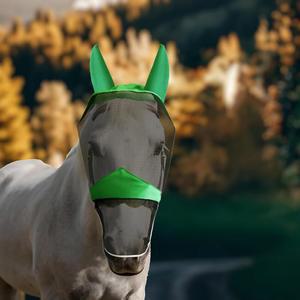 귀와 코가 있는 말을 위한 다요보텍스 L) u2013 마스크와 마스크(롱 통기성 및 자외선 차단 플라이 귀가 - 말 경량 소프트 차단을 편안한 차단제 마스크 코,