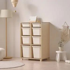 [인터데코]아이방,거실,침실 활용도 높은 바구니 수납장 72cm P0000CEU