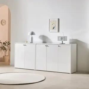 [인터데코]주방과 거실 정리를 위한 실용적 다용도 수납장 200cm P0000BVX