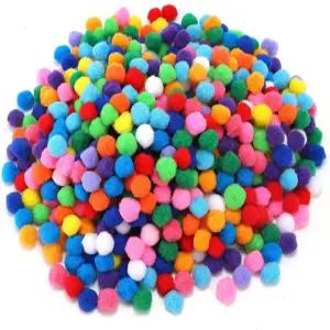 취미 용품 및 창의적인 공예 DIY 재료를 위한 700피스 1인치 모듬 폼폼 다양한 색상의 예술 볼