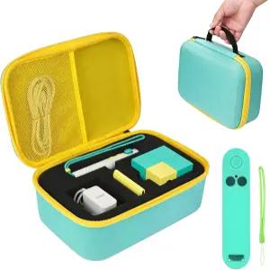 넥스 플레이그라운드 게임 시스템과 호환되는 TOPTHY 여행용 보관 케이스 및 실리콘 리모컨 보호 커버 콘솔