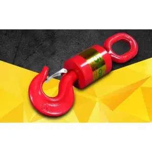 슈벨 후크 크레인 훅크 와이어로프 중량물 회전 5톤 고급 링 3T(이중 베어링)