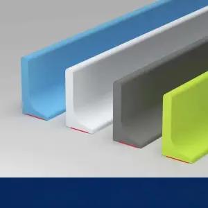 샤워부스 물막이 욕실 물튐방지 칸막이 문지방 워터펜스 직각 높이 3cm 길이 50cm