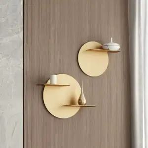 인테리어 골드 벽선반 진열장 벽걸이 장식 철제