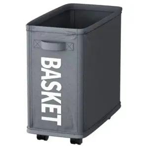 책상밑 가방보관함 이동식 바스켓 소품 활차 보관함 파색 다용도 짧은 검정색