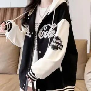 여성 캐주얼 데일리 봄 잠바 오버핏 아우터 자켓 후드 데이트 가을 가오리핏 스룩 야구