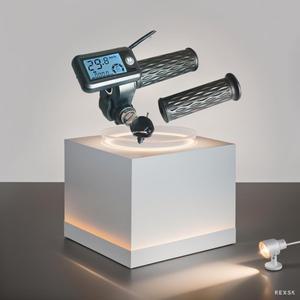 1쌍 전동 스쿠터 스로틀 컨트롤 세트 LCD 디스플레이 포함 6핀 다양한 차량과 호환 36V 48V 60V 72V 지원