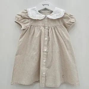 [아가방]레아체크원피스(베이지)01R324061_GN